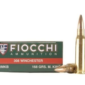 Fiocchi Exacta Ammunition 308 Winchester 168 Grain Sierra MatchKing Hollow Point Box of 20