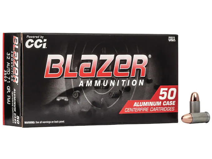 Blazer Ammunition 32 ACP 71 Grain Full Metal Jacket