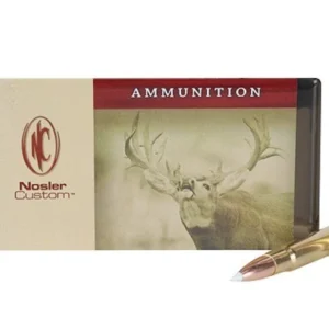 Nosler Custom Ammunition 338-06 A-Square 180 Grain AccuBond Spitzer Box of 20