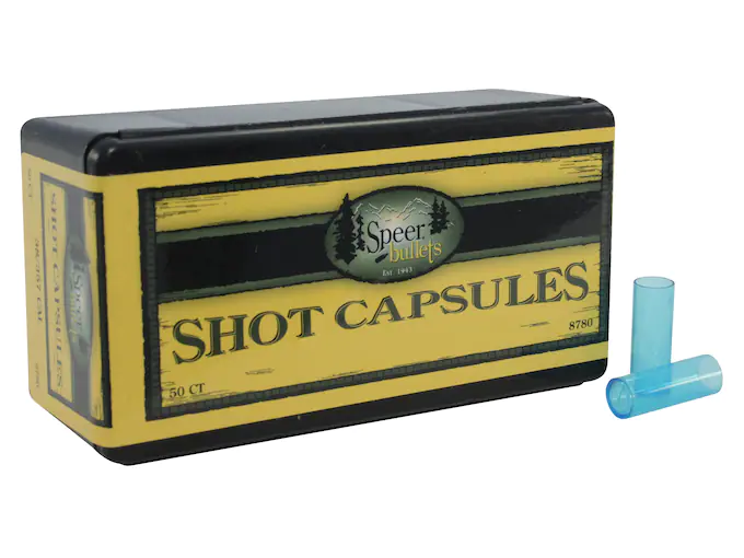 Speer Empty Shot Capsules 38 Special Box of 50