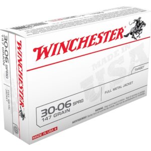 Winchester USA Ammunition 30-06 Springfield 147 Grain Full Metal Jacket