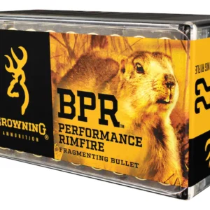 Browning BPR Ammunition 22 Long Rifle 37 Grain Fragmenting Hollow Point Box of 50