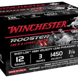Winchester Rooster XR Pheasant Ammunition 12 Gauge 3" 1-1/4 oz #6 Shot-Lok Copper Plated Shot Box of 15