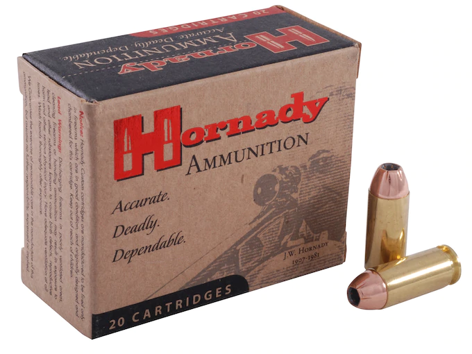 Hornady Custom Ammunition 10mm Auto 180 Grain XTP Jacketed Hollow Point Box of 20