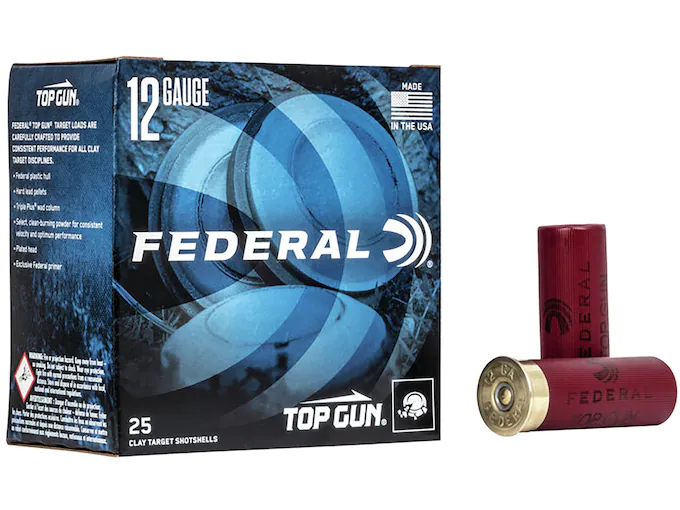 Federal Top Gun Lite Ammunition 12 Gauge 2-3/4" 1-1/8 oz