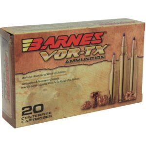 Barnes VOR-TX Ammunition 35 Whelen 200 Grain Barnes TTSX Polymer Tipped Spitzer Flat Base Lead-Free Box of 20