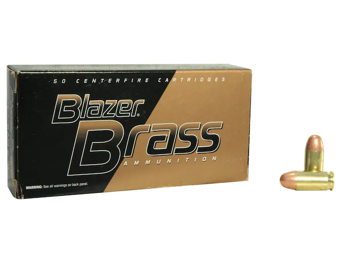 Blazer Brass Ammunition 380 ACP 95 Grain Full Metal Jacket