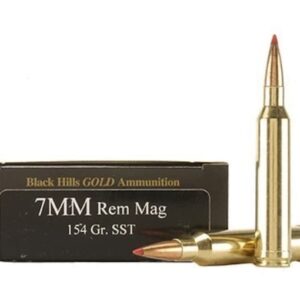Black Hills Gold Ammunition 7mm Remington Magnum 154 Grain Hornady SST Box of 20
