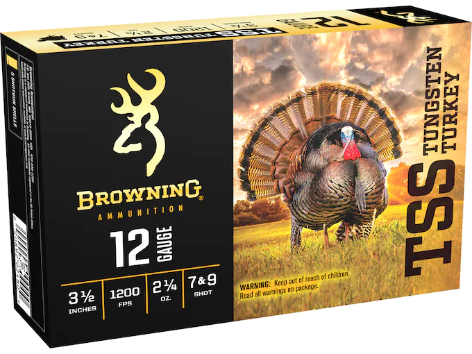 Browning TSS Turkey Ammunition 12 Gauge Non-Toxic Tungsten Shot