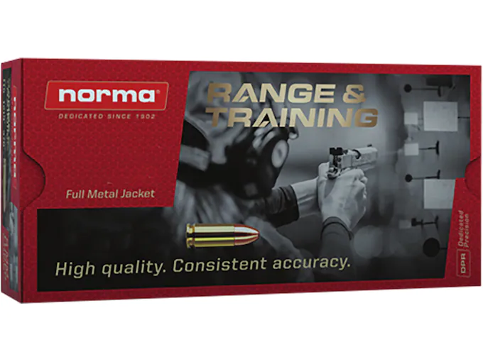 Norma Range & Training Ammunition 38 Special 158 Grain Full Metal Jacket