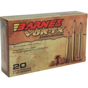 Barnes VOR-TX Ammunition 6.5 Creedmoor 120 Grain TTSX Polymer Tipped Boat Tail Lead-Free Box of 20