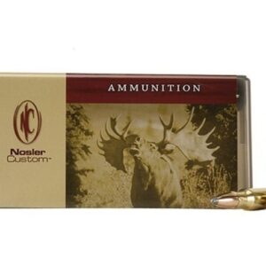 Nosler Custom Ammunition 338 Winchester Magnum 210 Grain Partition Spitzer Box of 20