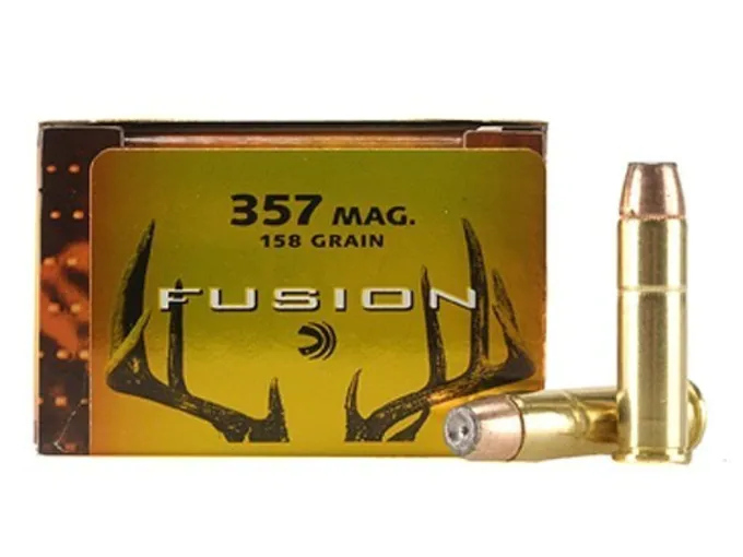 Federal Fusion Ammunition 357 Magnum 158 Grain Bonded Jacketed Hollow Point Box of 20
