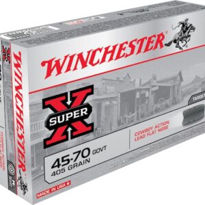 Winchester Super-X Cowboy Action Ammunition 45-70 Government 405 Grain Lead Flat Nose