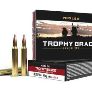 Nosler Trophy Grade Ammunition 300 Winchester Magnum 190 Grain AccuBond Long Range Box of 20