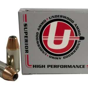 Underwood Ammunition 380 ACP +P 90 Grain Hornady XTP Jacketed Hollow Point Box of 20