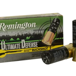 Remington Ultimate Defense Ammunition 12 Gauge 2-3/4" 00 Buckshot 8 Pellets Box of 5