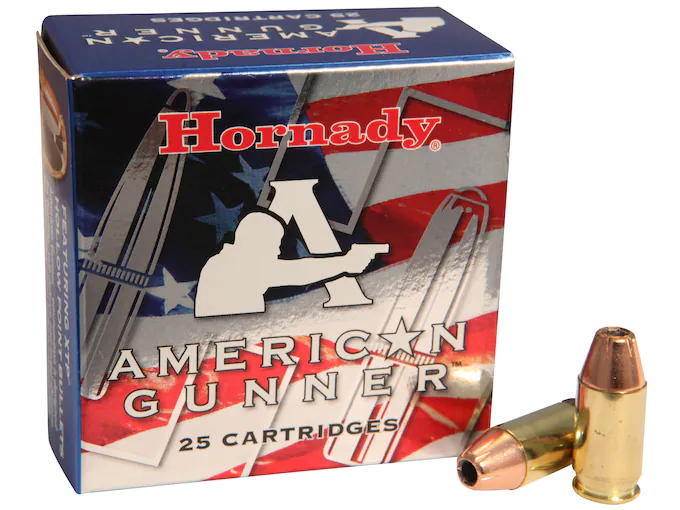Hornady American Gunner Ammunition 380 ACP 90 Grain XTP Jacketed Hollow Point Box of 25