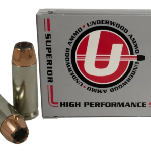 Underwood Ammunition 10mm Auto 180 Grain Bonded Jacketed Hollow Point Box of 20