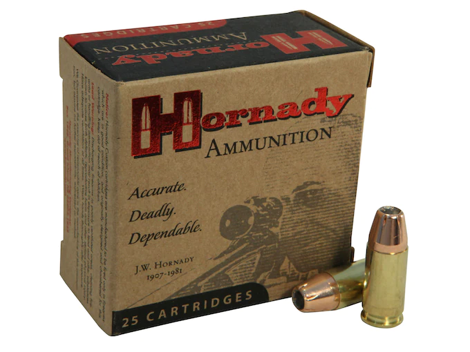 Hornady Custom Ammunition 9mm Luger 147 Grain XTP Jacketed Hollow Point Box of 25
