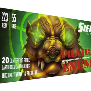 Sierra Prairie Enemy Ammunition 223 Remington 55 Grain BlitzKing Polymer Tip Box of 20