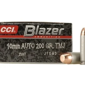 Blazer Ammunition 10mm Auto 200 Grain Total Metal Jacket
