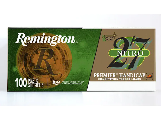 Remington Premier Nitro 27 Gold Handicap Ammunition 12 Gauge 2-3/4" 1-1/8 oz