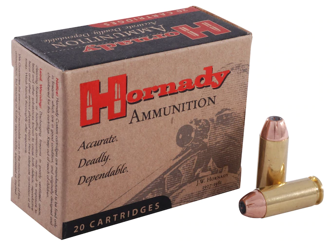 Hornady Custom Ammunition 10mm Auto 155 Grain XTP Jacketed Hollow Point Box of 20