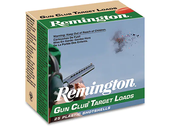 Remington Gun Club Target GC12L7 Ammunition 12 Gauge 2-3/4" 1-1/8 oz #7-1/2 Shot