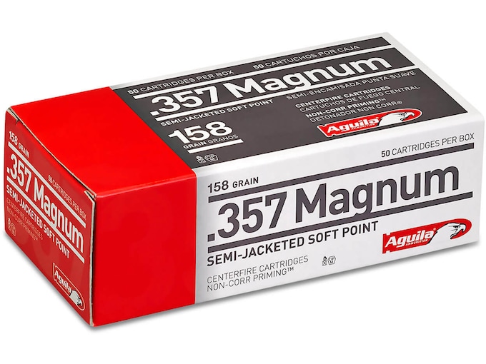 Aguila Ammunition 357 Magnum 158 Grain Semi-Jacketed Soft Point