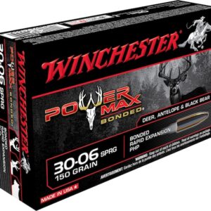 Winchester Power Max Bonded Ammunition 30-06 Springfield 150 Grain Protected Hollow Point Box of 20