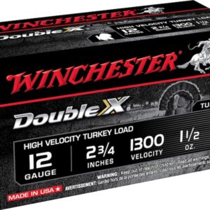 Winchester Double X Turkey Ammunition 12 Gauge 2-3/4" 1-1/2 oz #5 Copper Plated Shot Box of 10