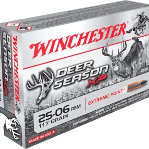 Winchester Deer Season XP Ammunition 25-06 Remington 117 Grain Extreme Point Polymer Tip Box of 20