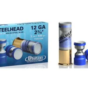 DDupleks Steelhead Monolit 28 Ammunition 12 Gauge 2-3/4" 1 oz Solid Steel Slug Lead-Free Box of 5