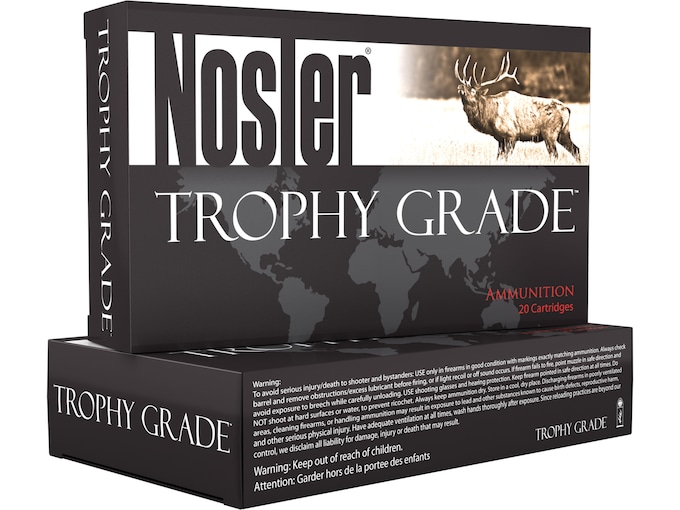 Nosler Trophy Grade Ammunition 28 Nosler 160 Grain Partition Box of 20