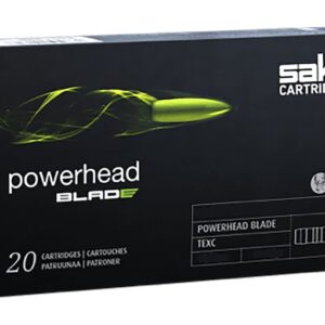 Sako Powerhead Blade Ammunition 6.5 Creedmoor 120 Grain Polymer Tip Lead Free Box of 20