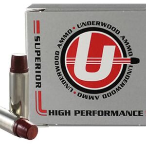 Underwood Ammunition 44 Remington Magnum 255 Grain Lead Keith-Type Semi-Wadcutter Box of 20
