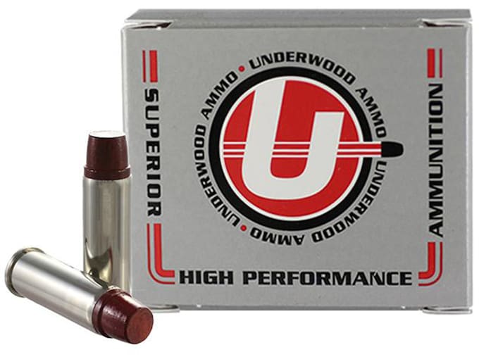 Underwood Ammunition 44 Remington Magnum 255 Grain Lead Keith-Type Semi-Wadcutter Box of 20