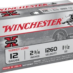 Winchester Super-X Turkey Ammunition 12 Gauge 3" 1-7/8 oz #6 Copper Plated Shot Box of 10