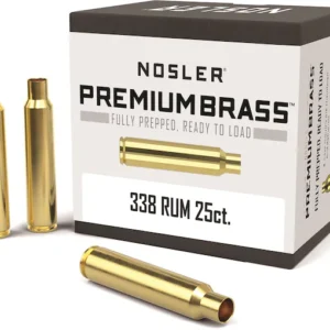 Nosler Custom Brass 338 Remington Ultra Magnum Box of 25