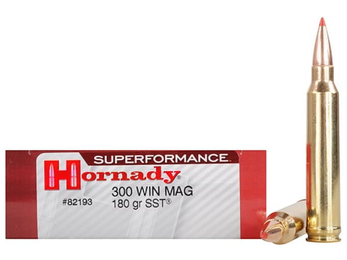 Hornady Superformance SST Ammunition 300 Winchester Magnum 180 Grain SST Box of 20