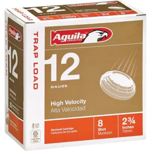 Aguila Trap Load Ammunition 12 Gauge 2-3/4" 7/8 oz #8 Shot