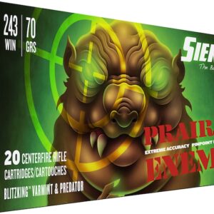 Sierra Prairie Enemy Ammunition 243 Winchester 70 Grain BlitzKing Polymer Tip Box of 20
