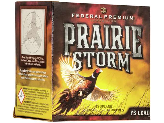 Federal Premium Prairie Storm Ammunition 28 Gauge 2-3/4" 1 oz #6 Copper Plated Shot Box of 25