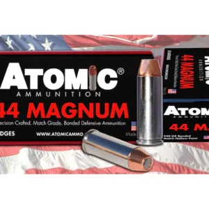 Atomic Ammunition 44 Remington Magnum 240 Grain Bonded Match Hollow Point Box of 50