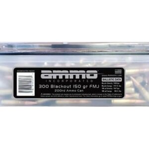 Ammo Inc. Ammunition 300 AAC Blackout 150 Grain Full Metal Jacket