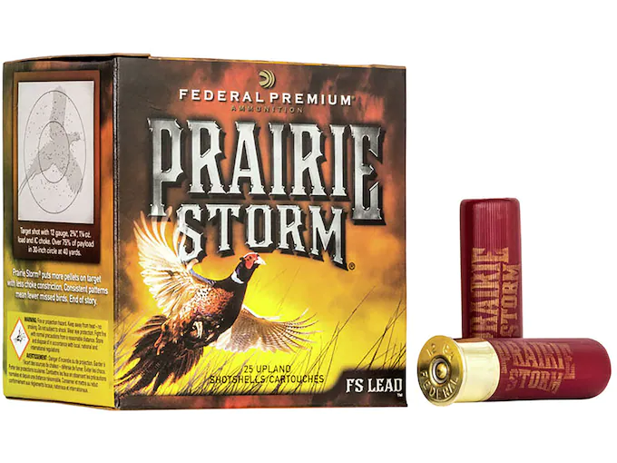 Federal Premium Prairie Storm Ammunition 12 Gauge Copper Plated Shot