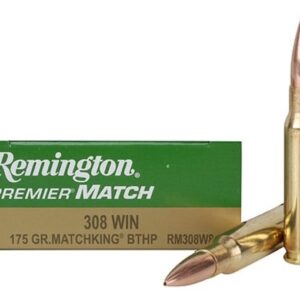 Remington Premier Match Ammunition 308 Winchester 175 Grain Sierra MatchKing Hollow Point Box of 20