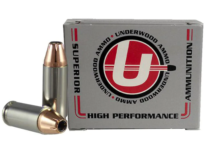 Underwood Ammunition 38 Super +P 124 Grain Jacketed Hollow Point Box of 20