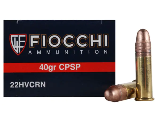 Fiocchi Ammunition 22 Long Rifle 40 Grain Plated Lead Round Nose